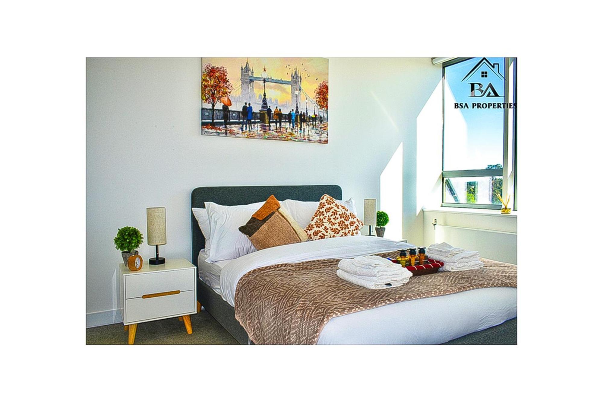 City Centre Apartment Close To Ascot & Legoland Sleep Upto 4 Guests - Parking On Request! Bracknell Exteriér fotografie